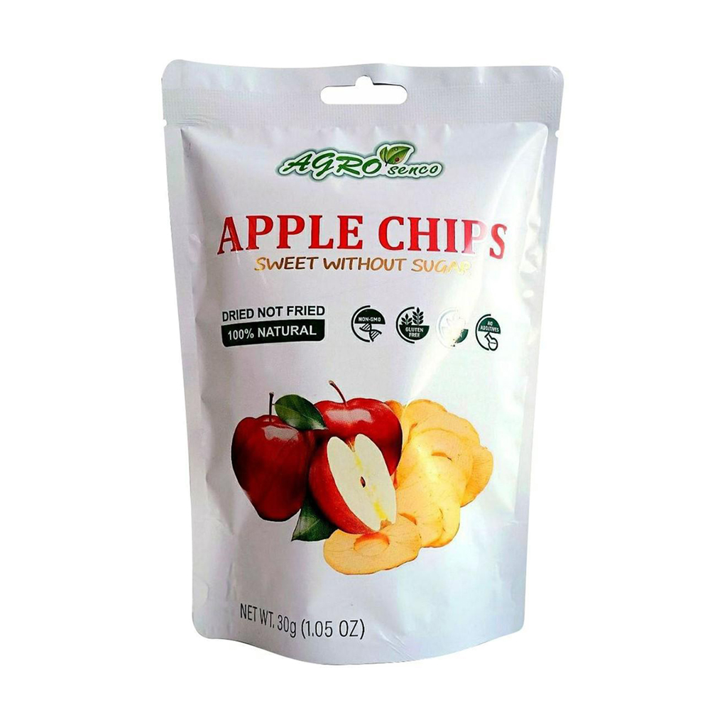 

Яблучні чипси Agro Senco без цукру, 30 г