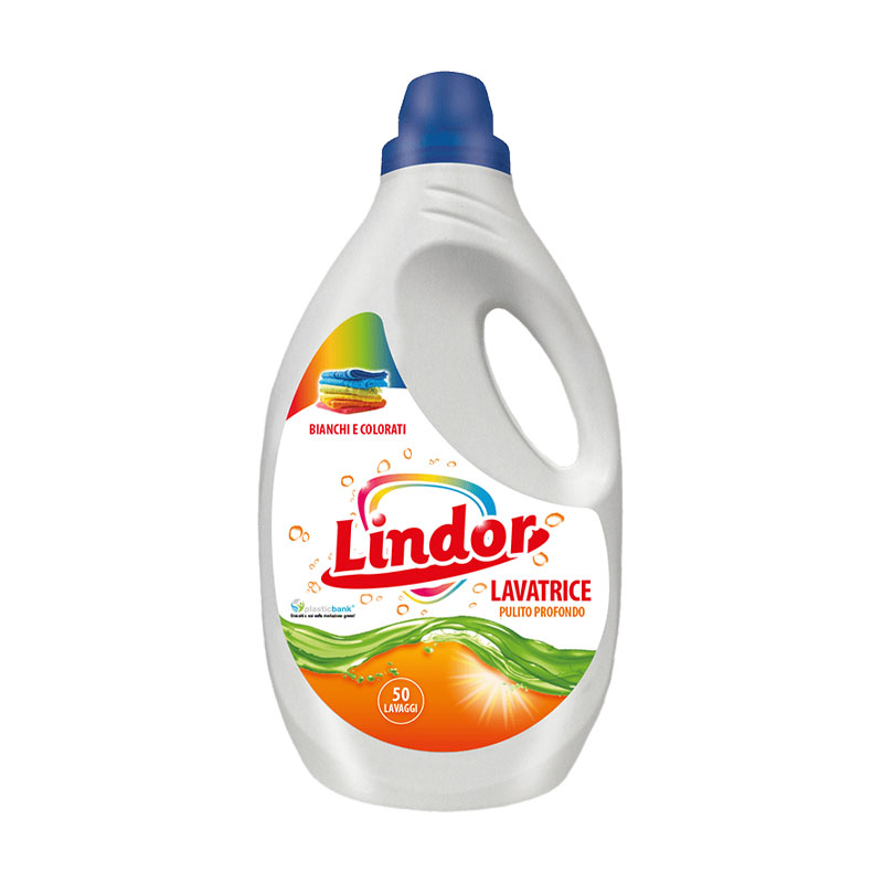

Гель для прання Lindor Lavatrice білих та кольорових тканин, 50 циклів прання, 3 л