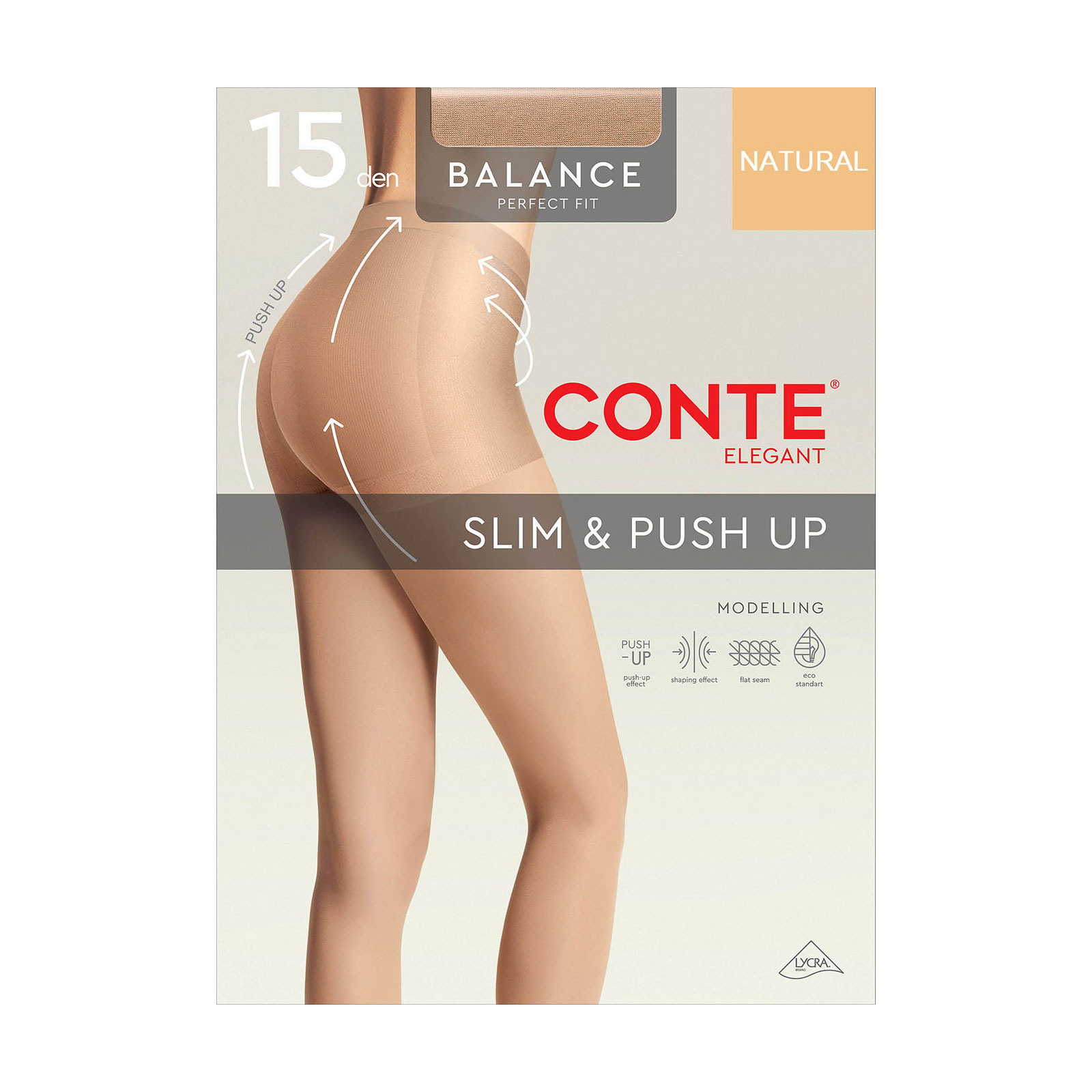 

Колготки жіночі Conte elegant Balance 15 DEN, Natural, розмір 2