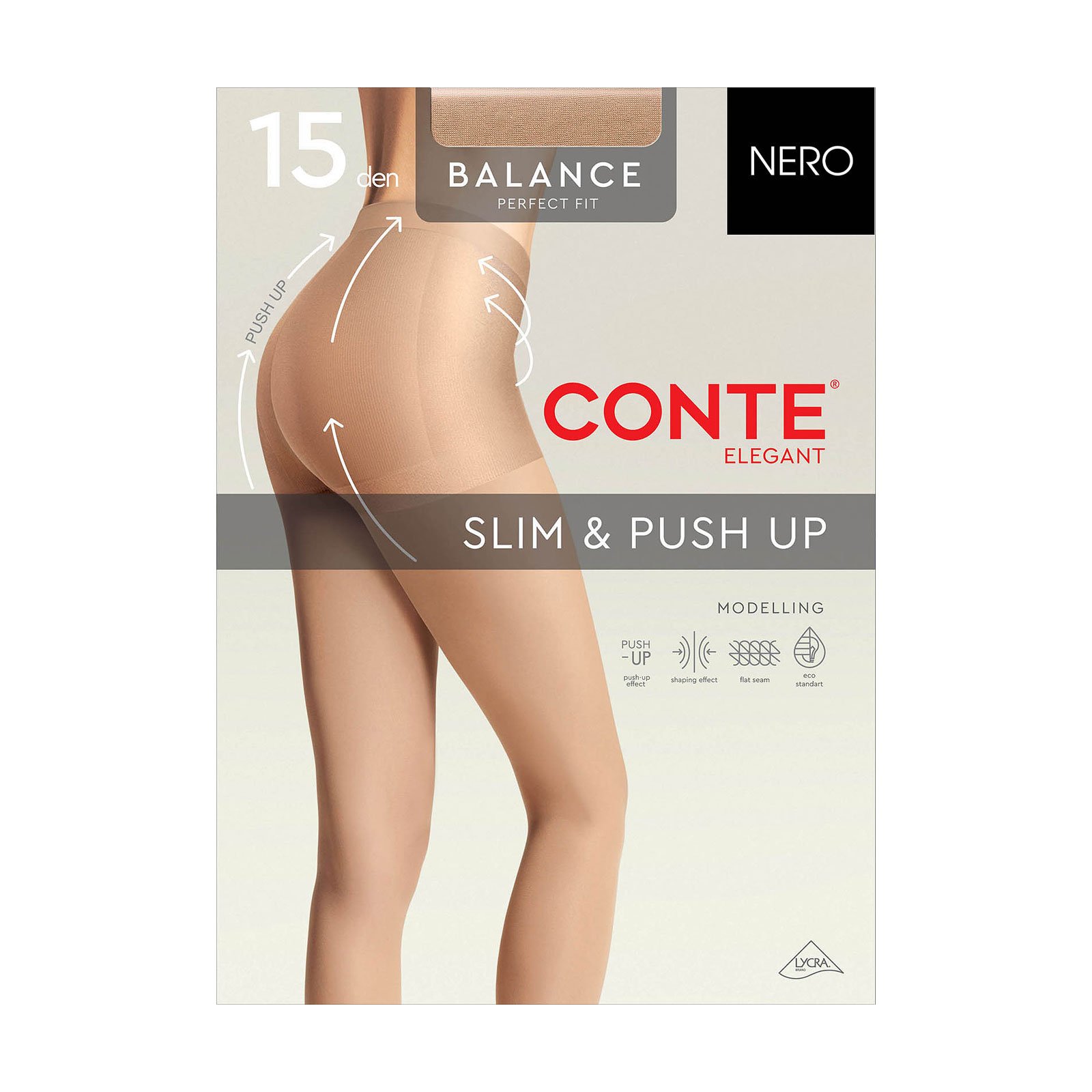 

Колготки жіночі Conte elegant Balance 15 DEN, Nero, розмір 3