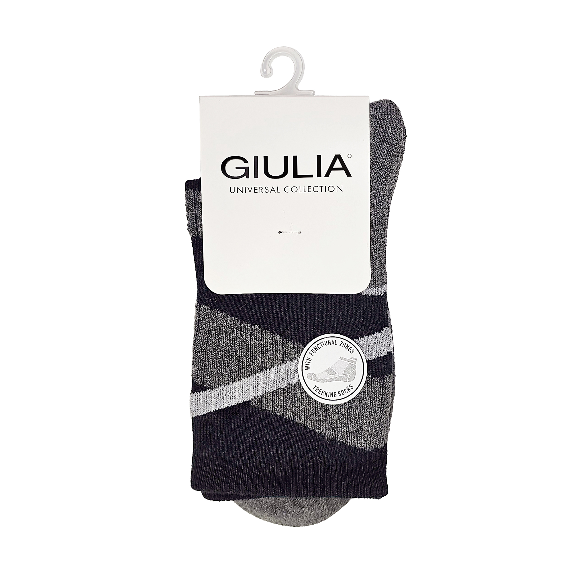 

Шкарпетки універсальні Giulia US3 Work Trekking, високі, чорні, розмір 36-39