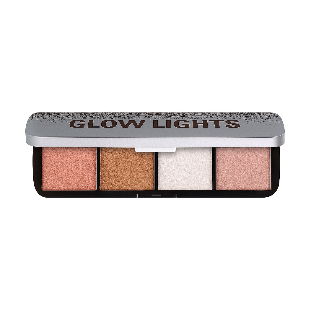 

Палетка хайлайтерів для обличчя Makeup Revolution Glow Lights Highlighter, 9.6 г