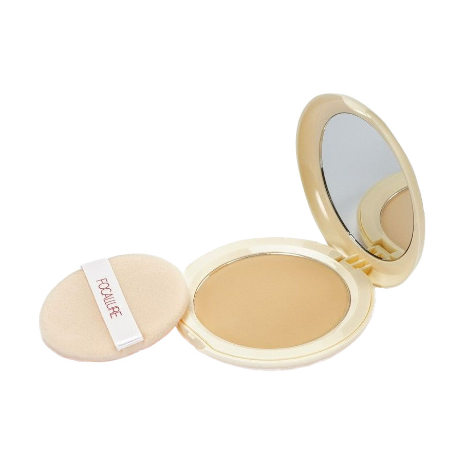 

Компактна пудра для обличчя Focallure Covermax Pressed Powder 02 Warm Beige, 6.8 г