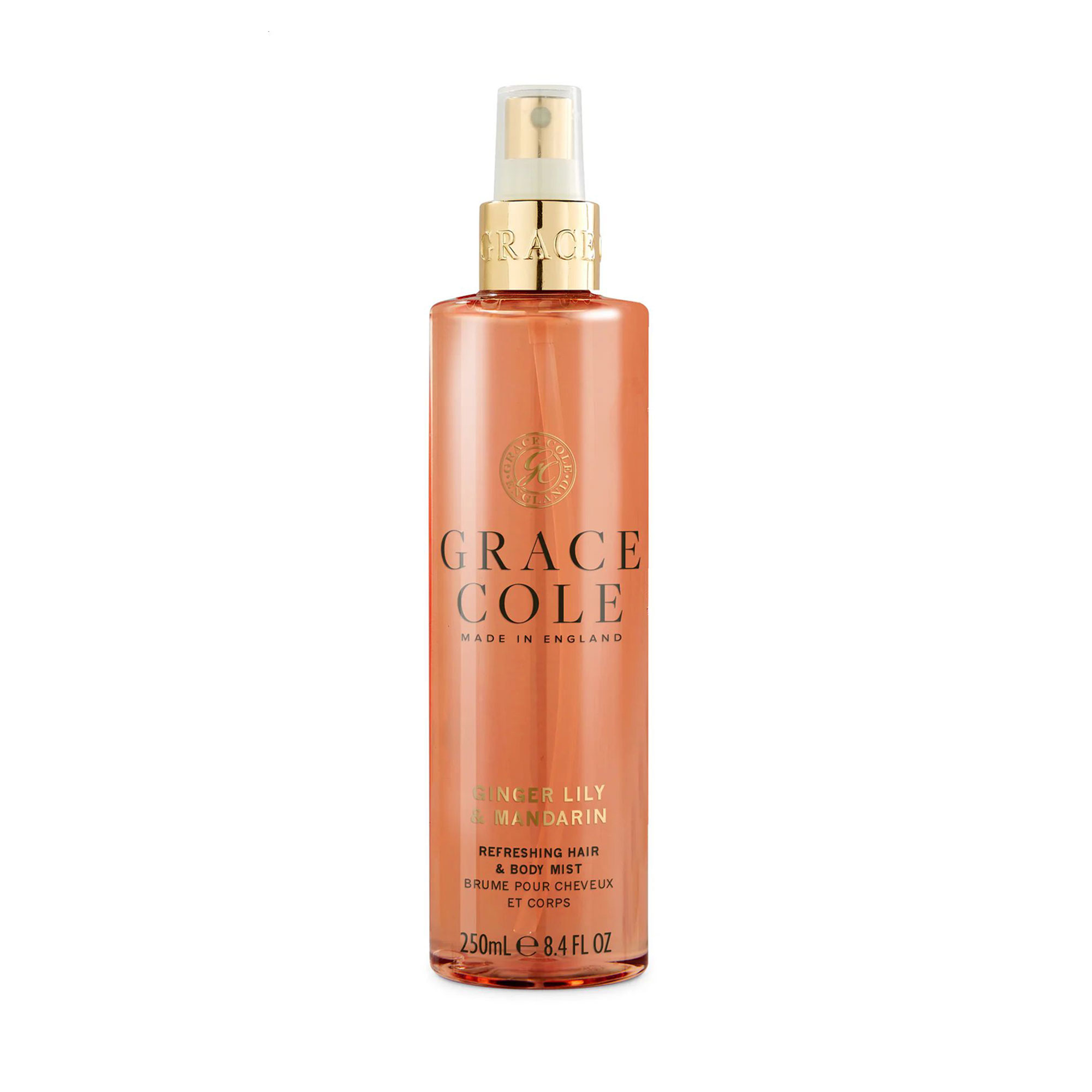 

Міст для тіла та волосся Grace Cole Refreshing Hair & Body Mist Ginger Lily & Mandarin, 250 мл