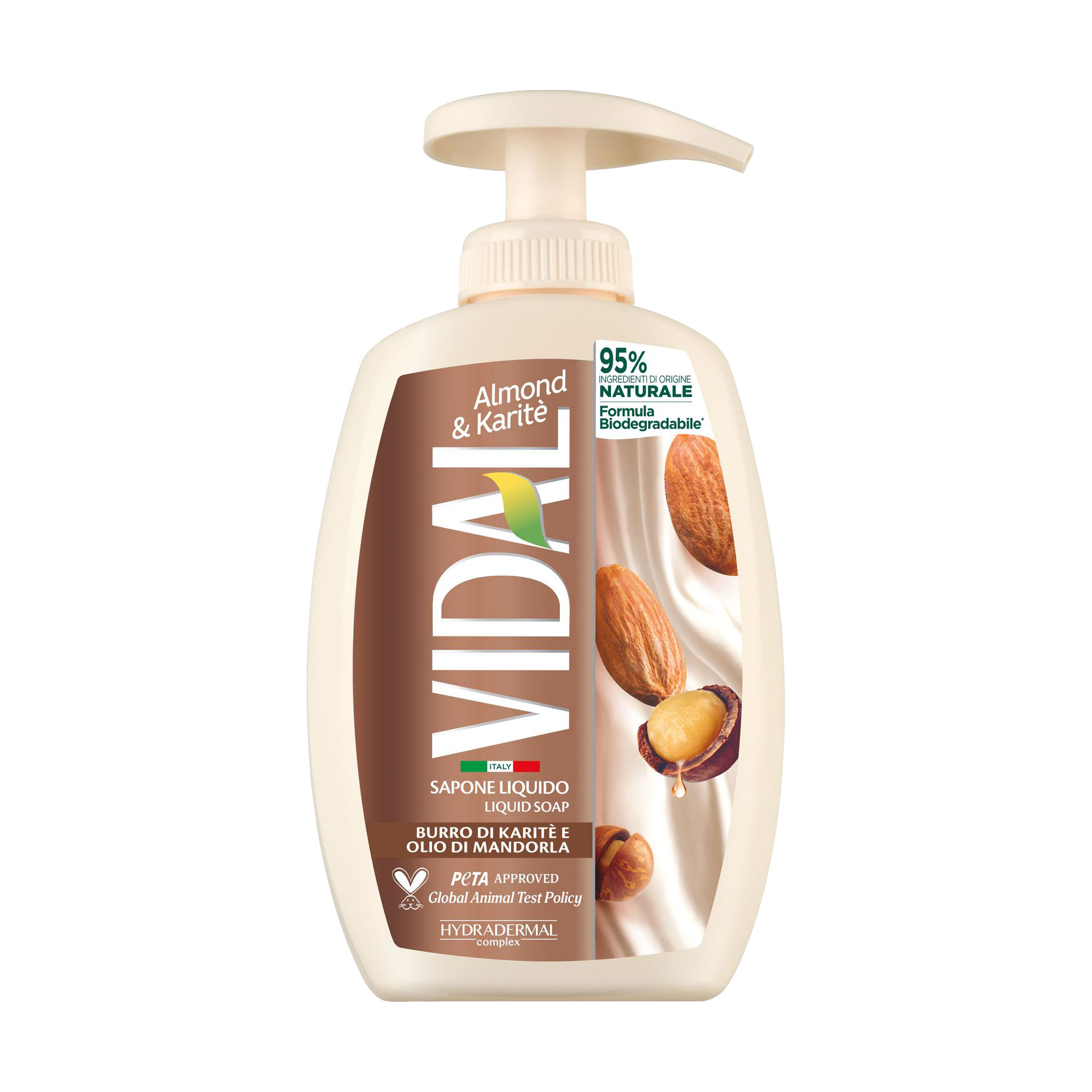 

Рідке мило Vidal Liquid Soap Almond & Karite Мигдаль та карите, 300 мл
