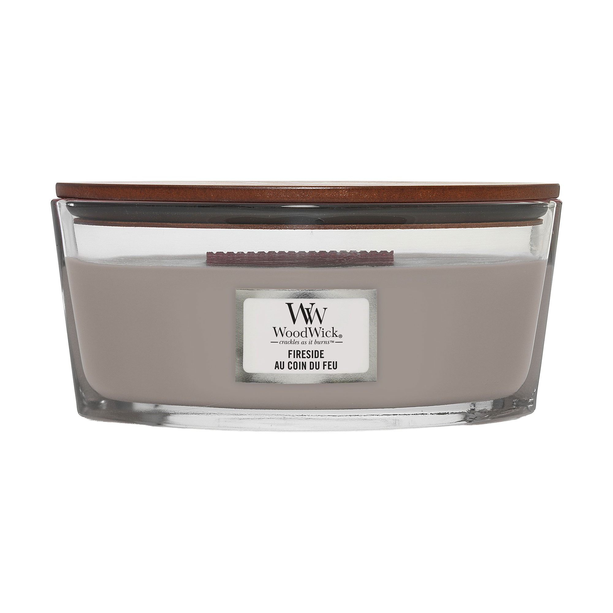 

Ароматична свічка в склянці WoodWick Hourglass Candle Fireside, 453 г