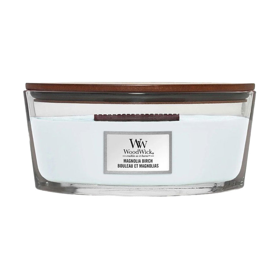 

Ароматична свічка в склянці WoodWick Hourglass Candle Magnolia Birch, 453 г