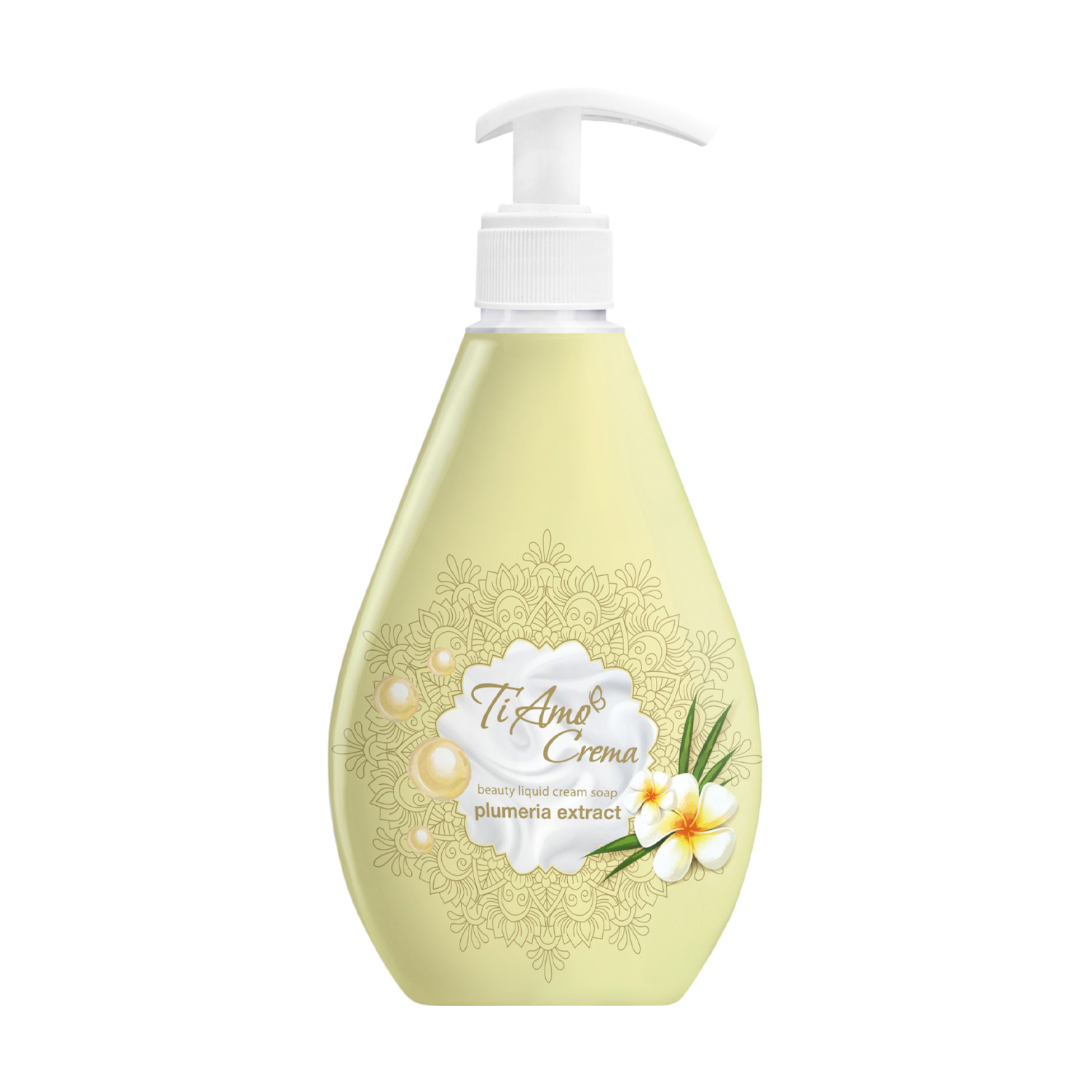 

Уцінка! Рідке крем-мило Ti Amo Crema Beauty Liquid Cream Soap Plumeria Extract, 350 мл
