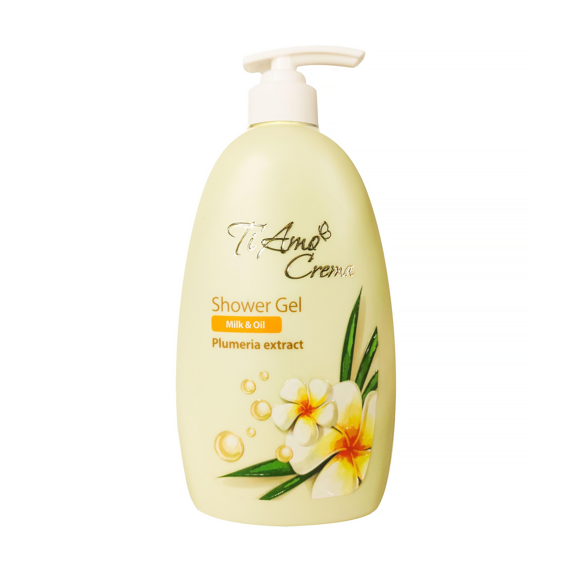 

Гель для душу Ti Amo Crema Milk & Oil Plumeria Extract Shower Gel, 400 мл