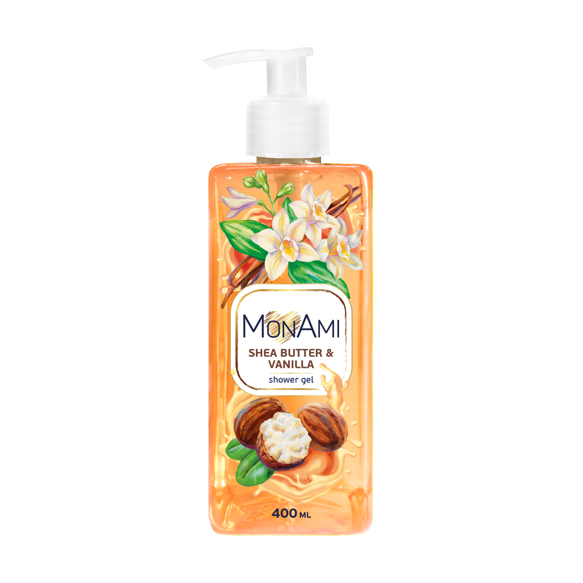 

Гель для душу MonAmi Shea Butter & Vanilla Shower Gel, 400 мл