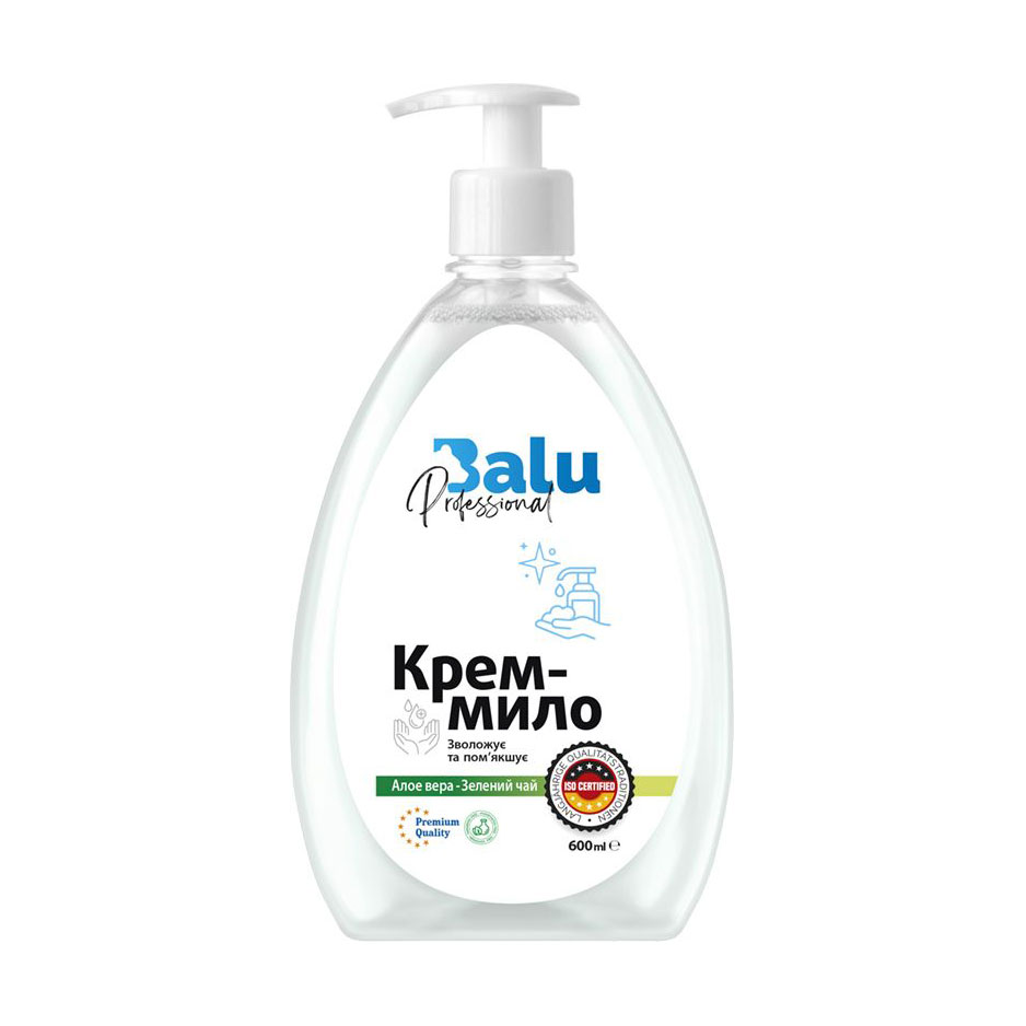 

Крем-мило BALU Professional Алое вера-Зелений чай, 600 мл