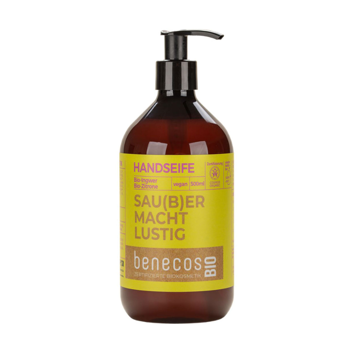 

Рідке мило для рук Benecos Hand Soap, Organic Ginger & Lemon, 500 мл
