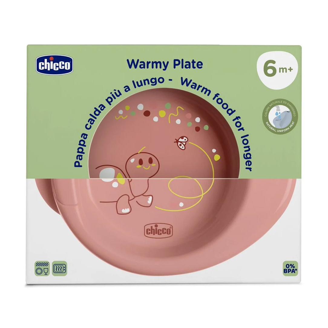 

Уцінка! Дитяча тарілка Chicco Warmy Plate рожева, від 6 місяців (16000.15)