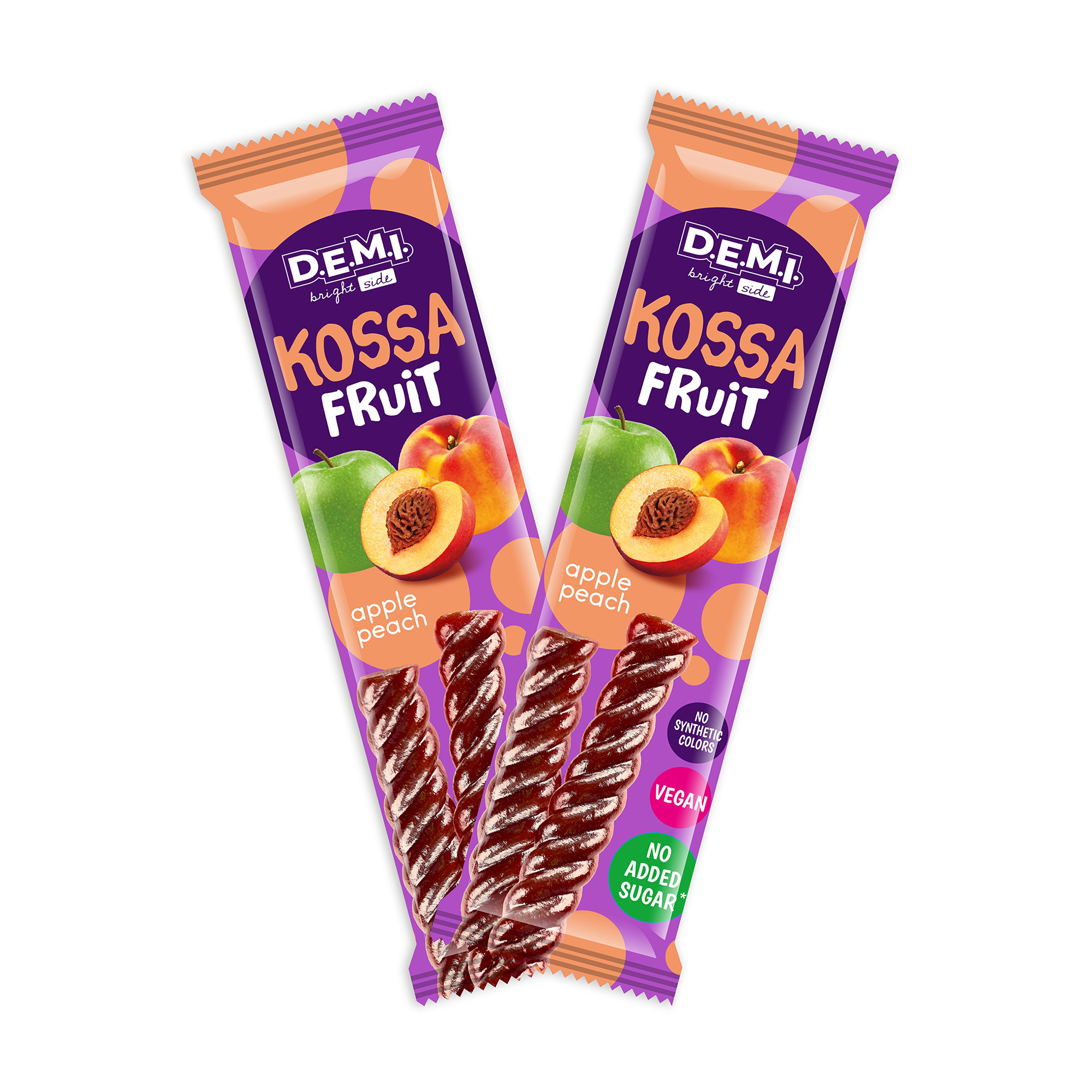 

Фруктова пастила D.E.M.I Kossa Fruit Абрикос, 2*15 г