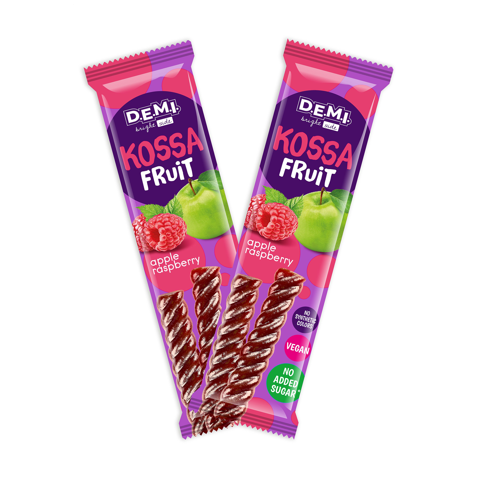 

Фруктова пастила D.E.M.I Kossa Fruit Малина, 2*15 г