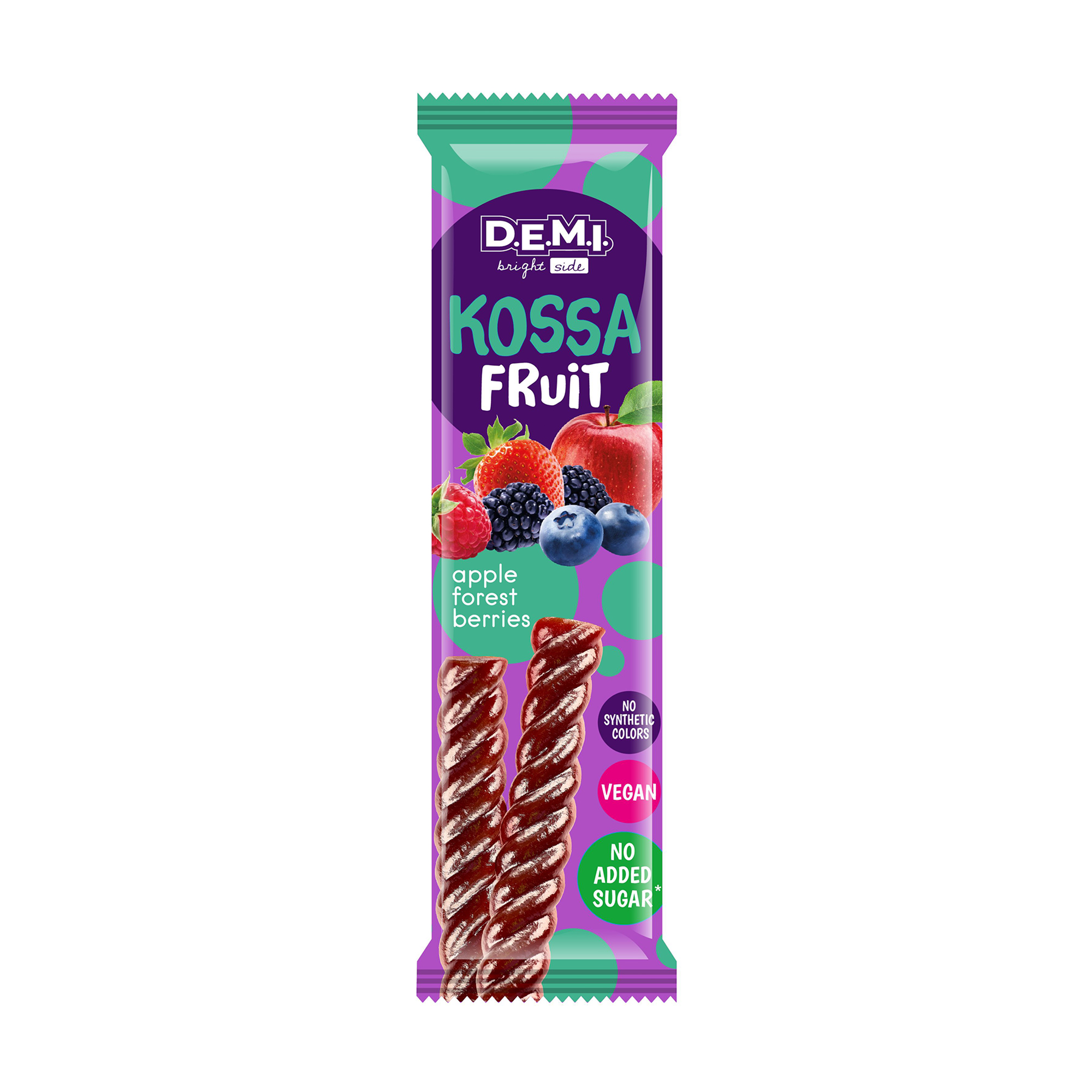 

Фруктова пастила D.E.M.I Kossa Fruit Лісові ягоди, 6*15 г