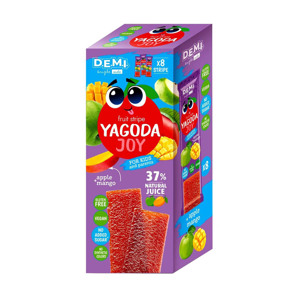 

Фруктова пастила D.E.M.I Yagoda Joy Манго, 8*15 г
