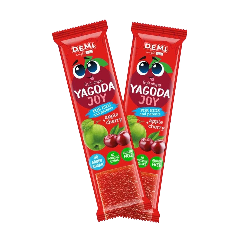 

Фруктова пастила D.E.M.I Yagoda Joy Вишня, 2*15 г