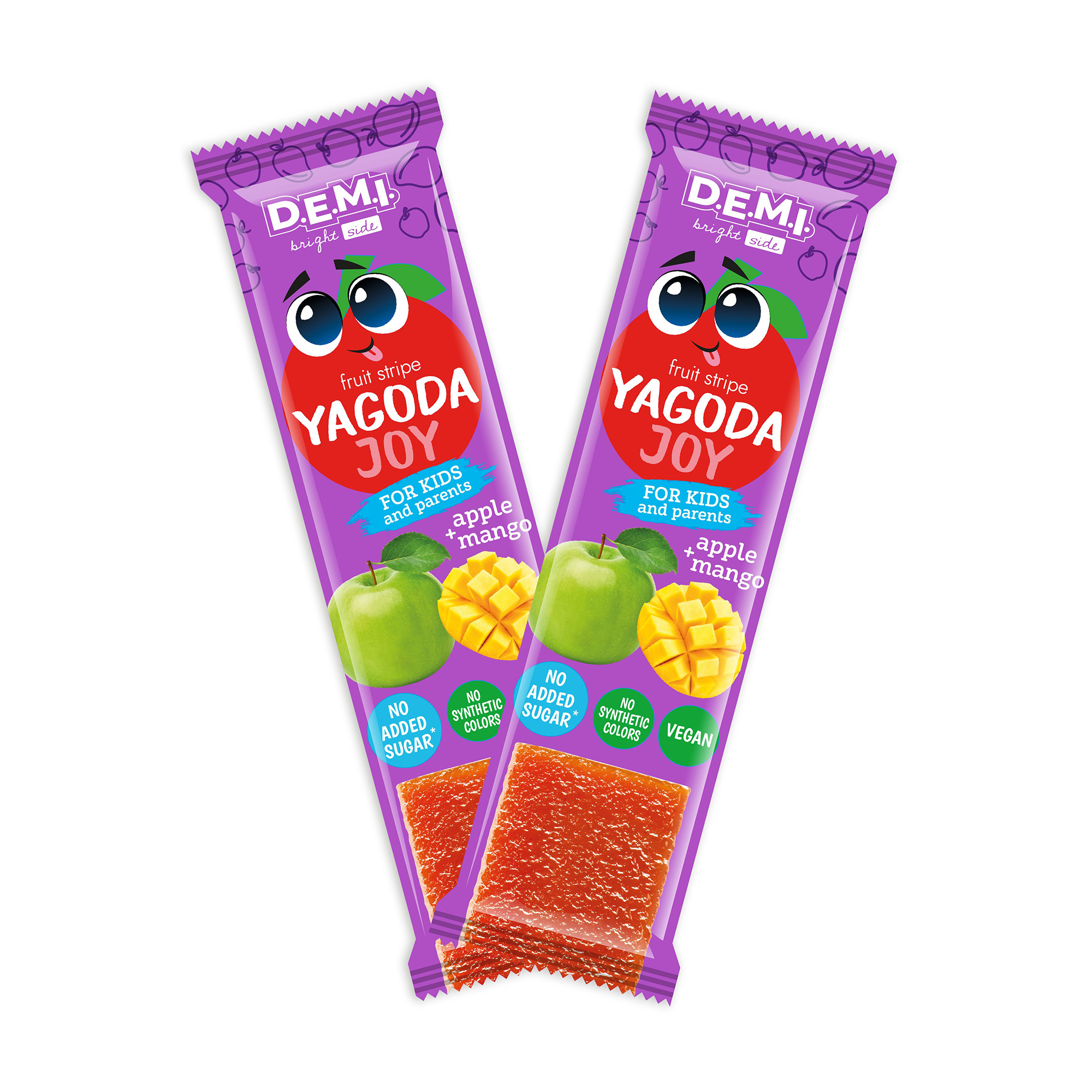 

Фруктова пастила D.E.M.I Yagoda Joy Манго, 2*15 г