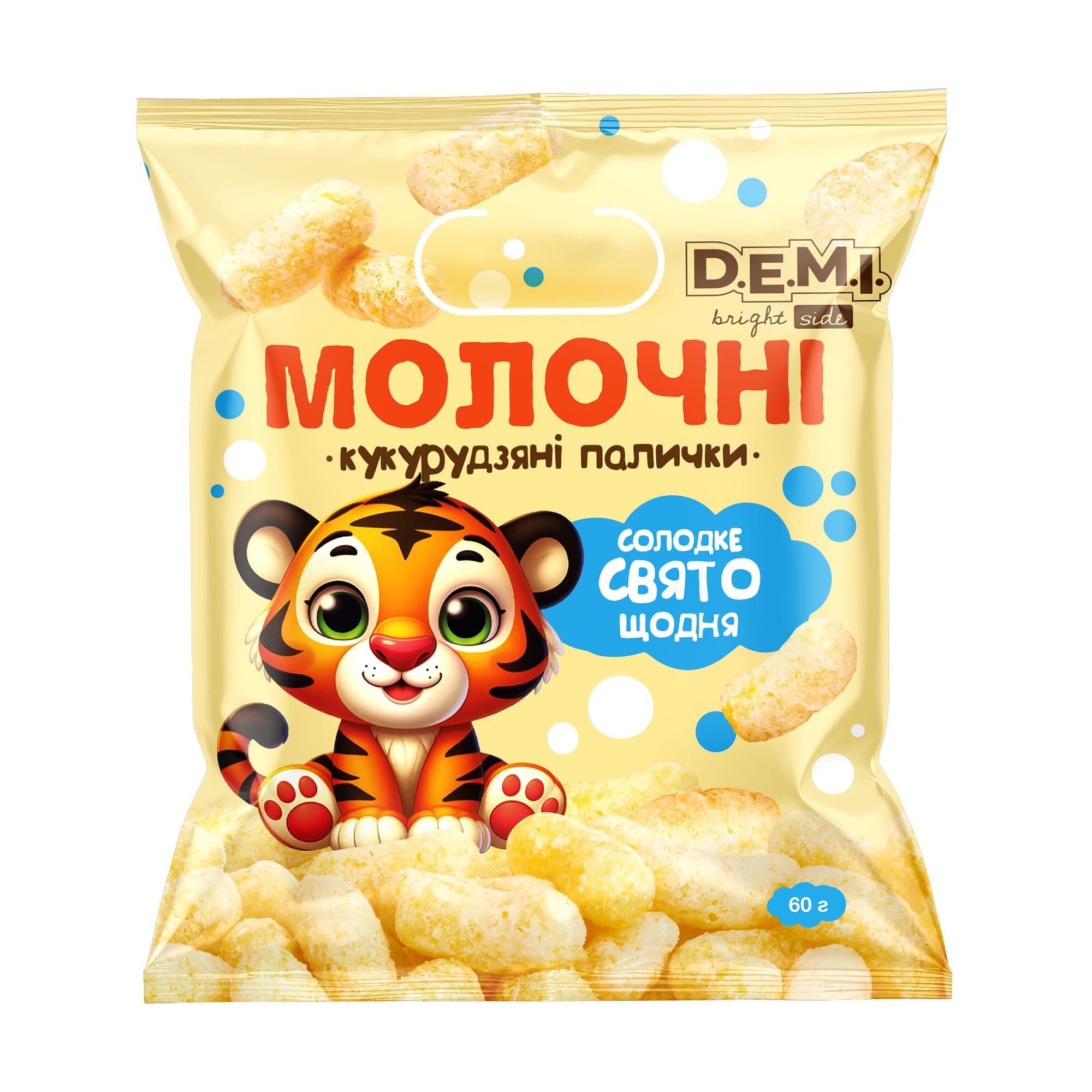 

Кукурудзяні палички D.E.M.I Молочні, 60 г