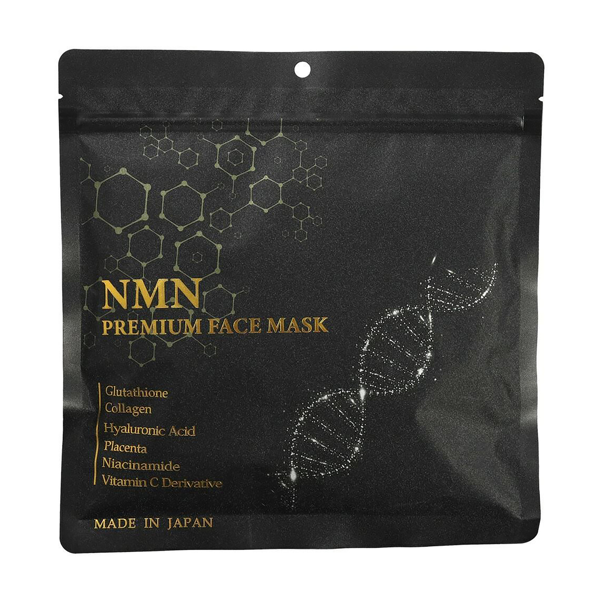 

Набір тканинних масок для обличчя Kor Japan NMN Premium Face Mask, 30 шт