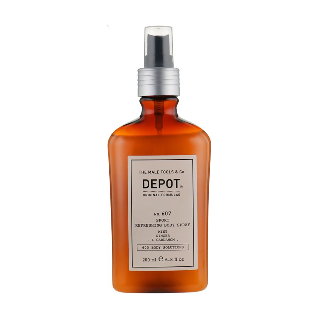 

Освіжальний спрей для тіла Depot 607 Sport Refreshing Body Spray Mint Ginger & Cardamon, 200 мл