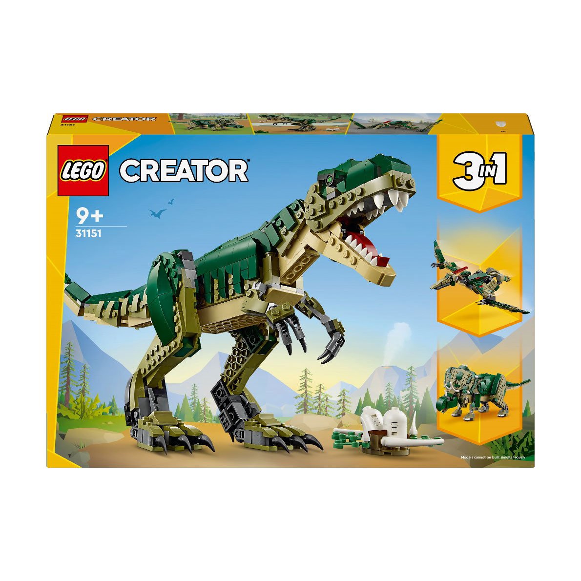 

Конструктор LEGO Creator Тиранозавр, 626 деталей, від 9 років (31151)