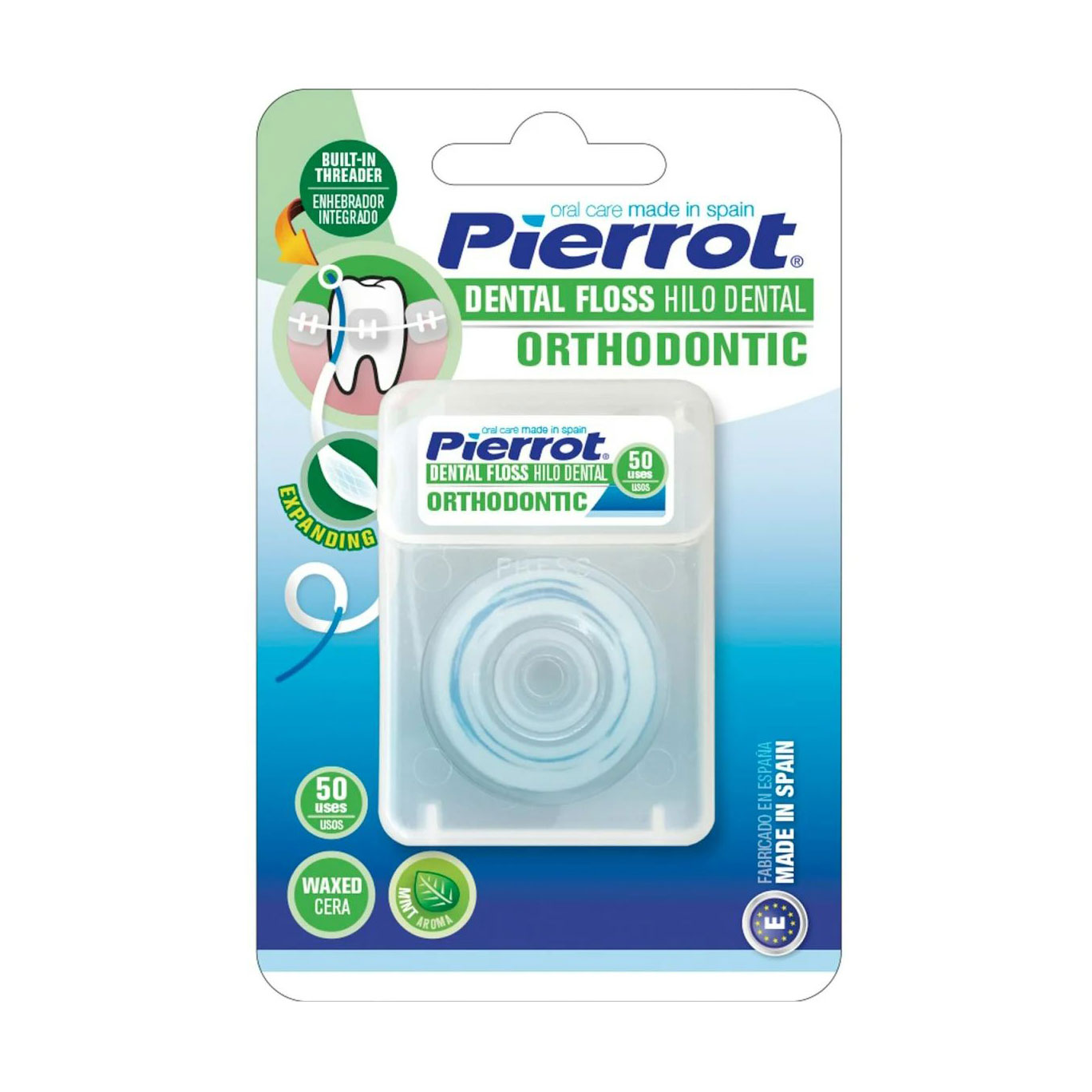 

Ортодонтична зубна нитка Pierrot Ortodontic Dental Floss, 50 м