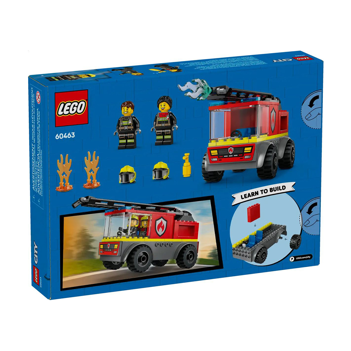 

Конструктор LEGO City Пожежна машина з драбиною, 82 деталі, від 4 років (60463)