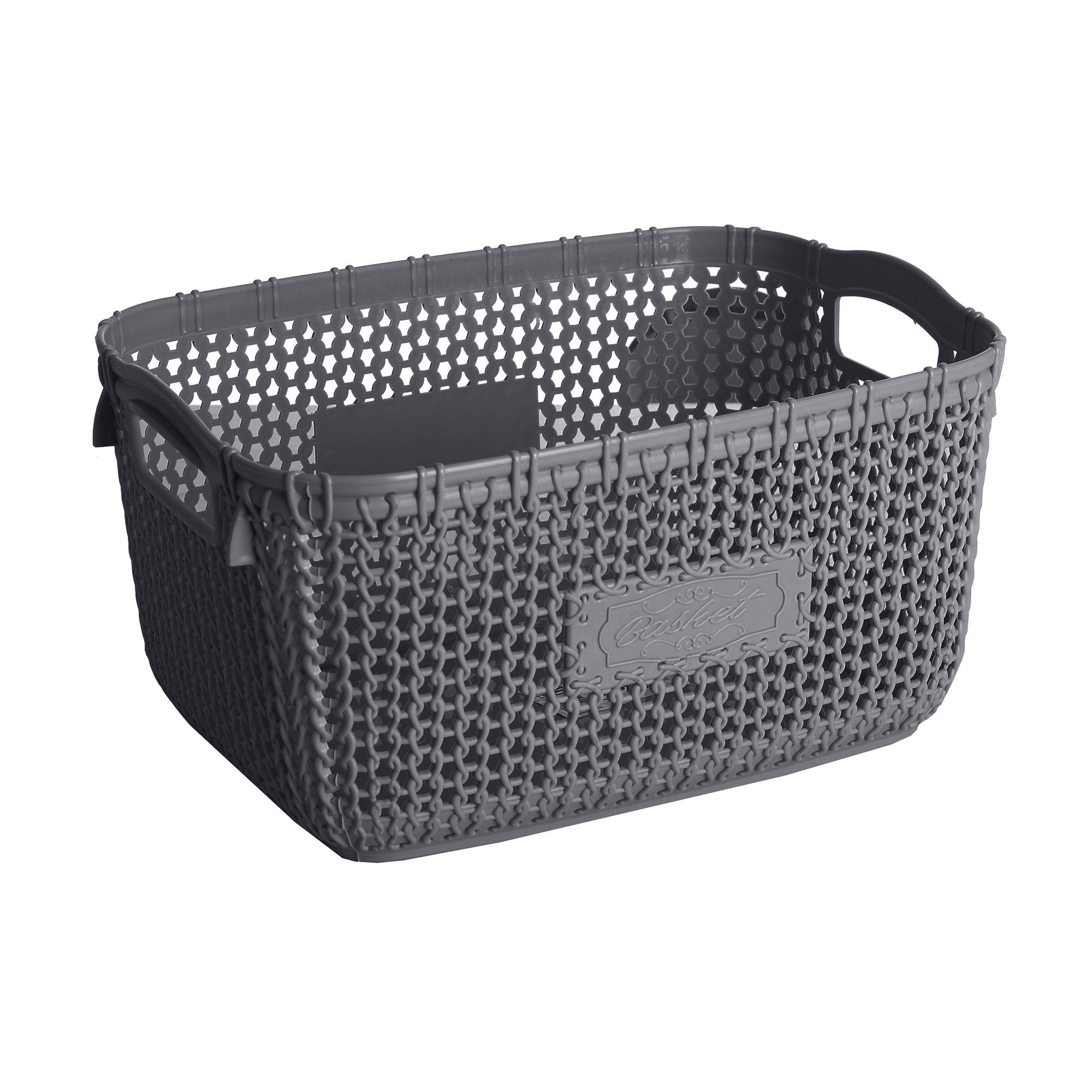 

Кошик для зберігання Violet House 1008 Віолетта Antrasit, 20*26.5*13.5 см, 5 л