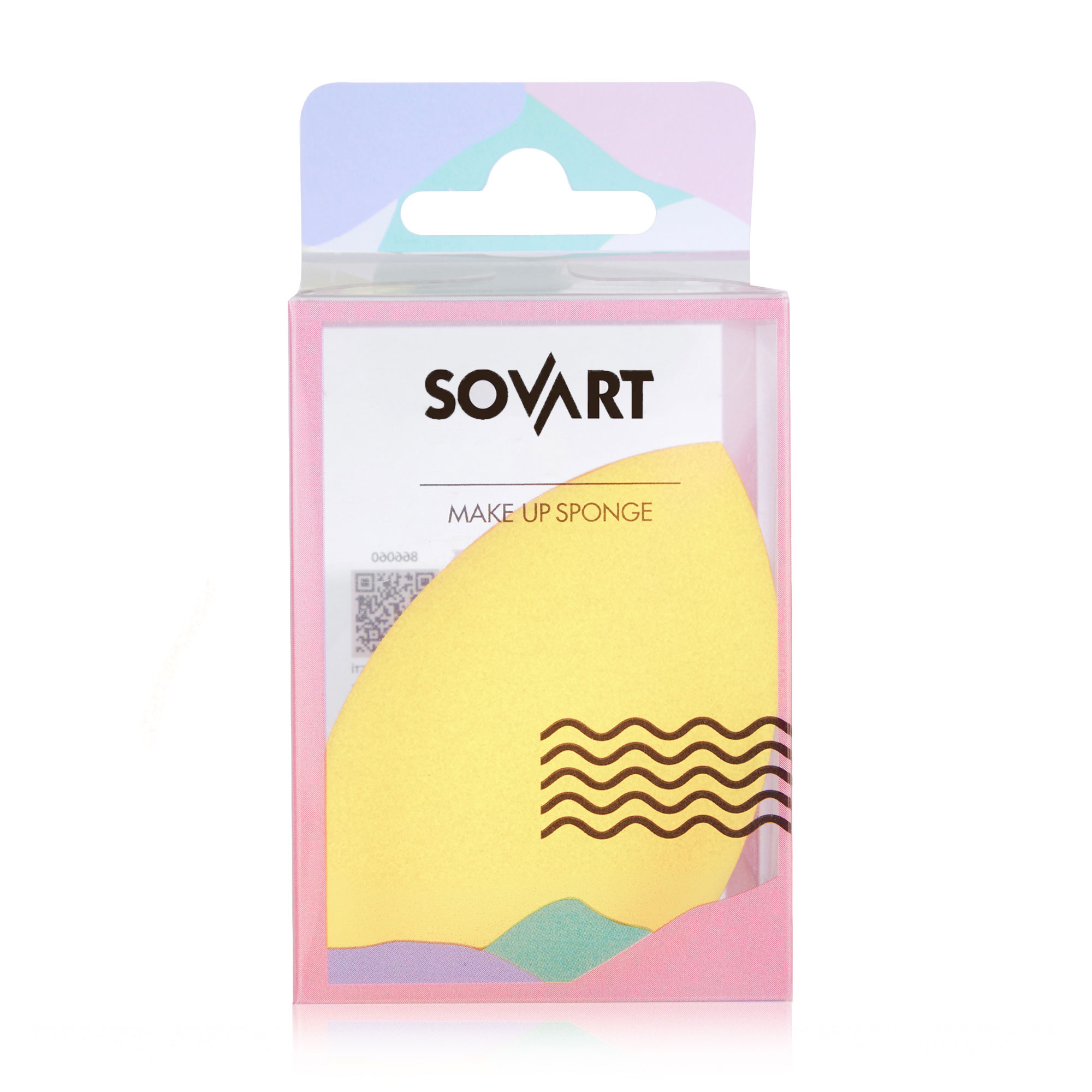 

Бюті-блендер для макіяжу Sovart крапля зі зрізом, жовтий, 1 шт