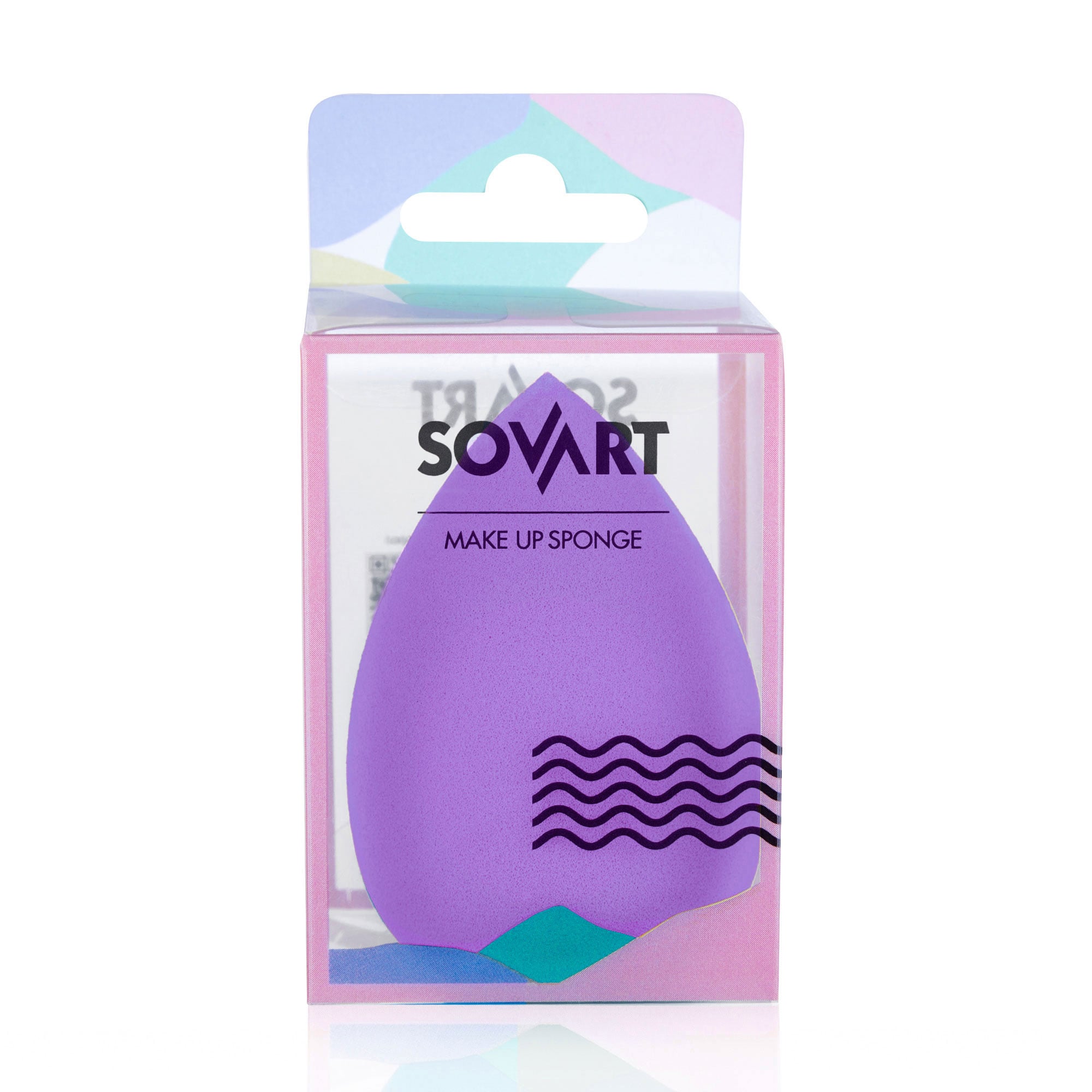 

Бюті-блендер для макіяжу Sovart крапля, фіолетовий, 1 шт