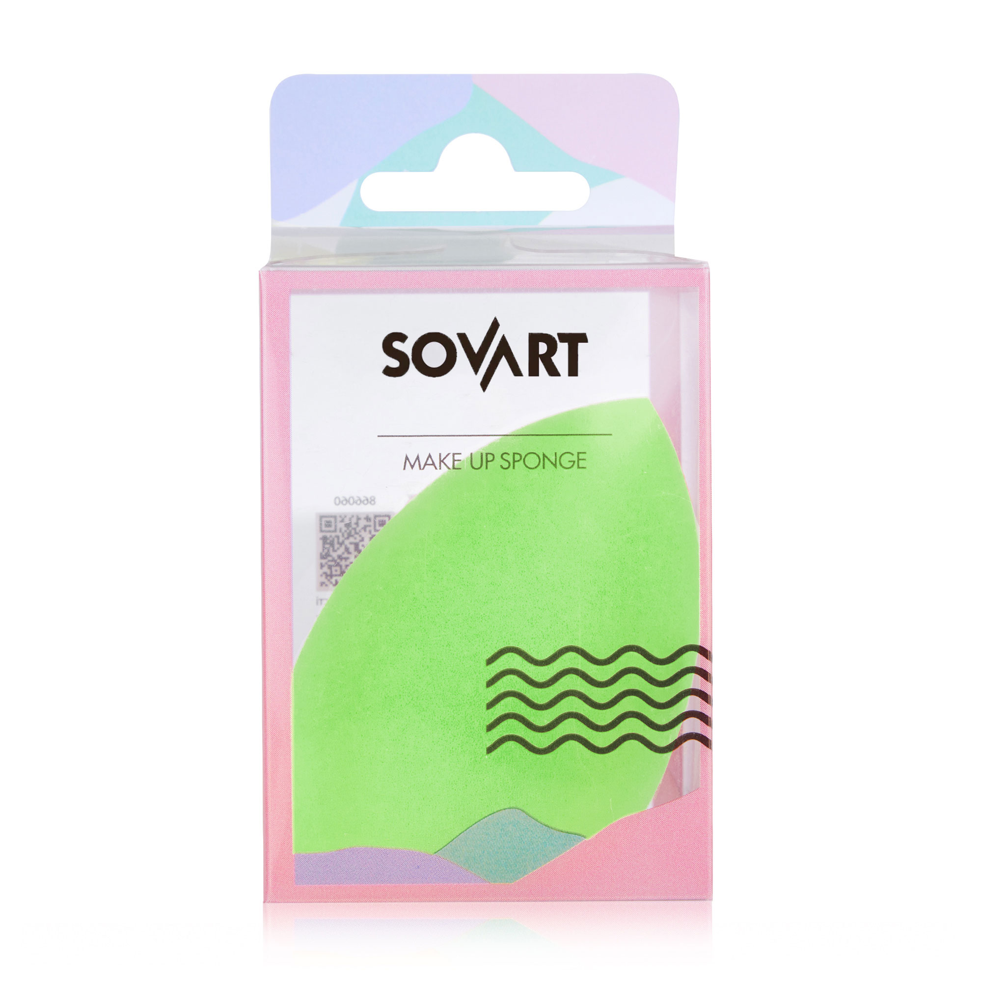 

Бюті-блендер для макіяжу Sovart крапля зі зрізом, зелений, 1 шт