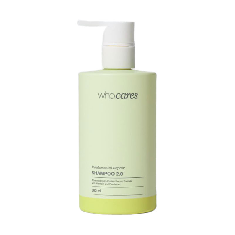Шампунь Who Cares Shampoo 2.0 Fundamental Repair для глибокого очищення нормальної та схильної до жирності шкіри голови, 300 мл