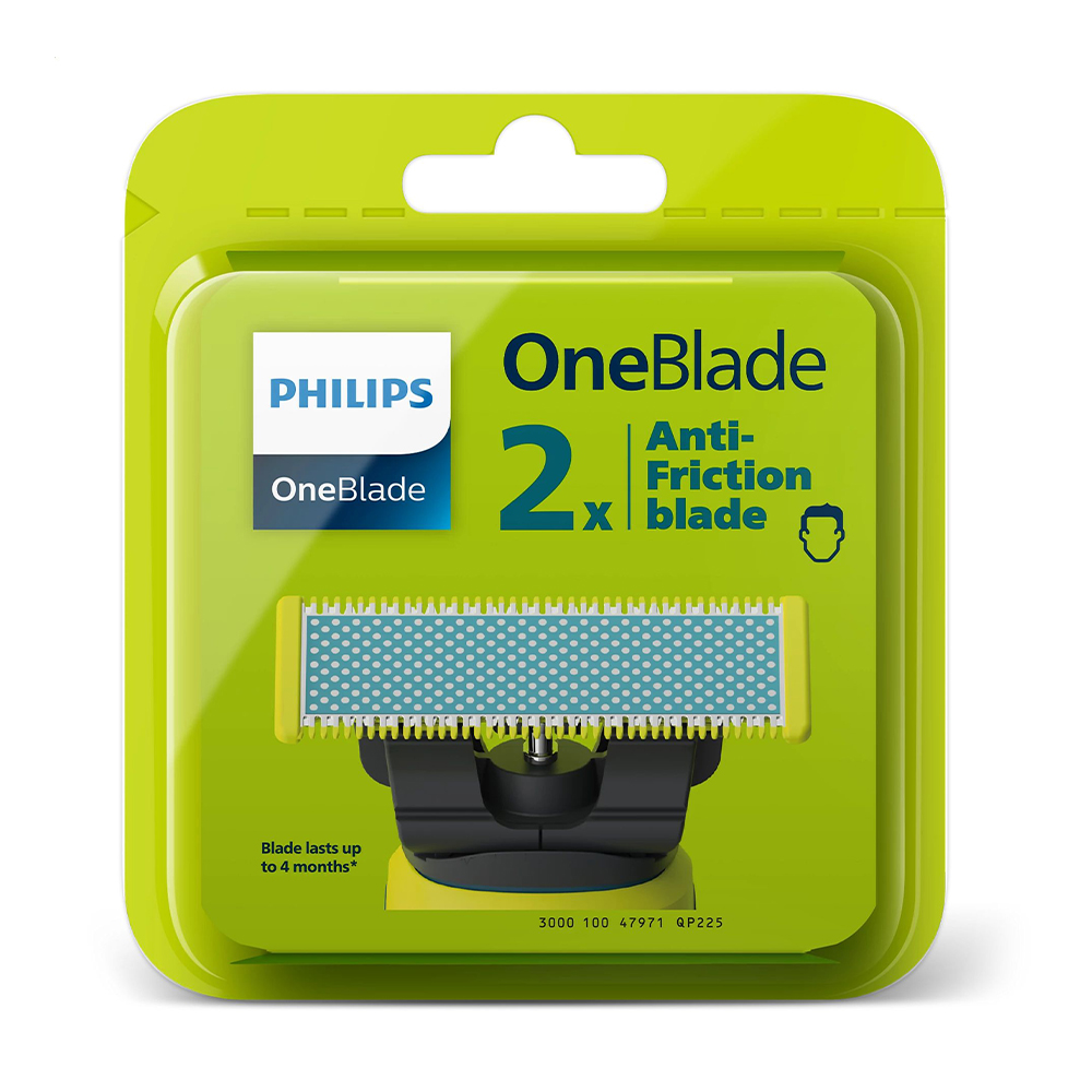 

Змінні леза Philips OneBlade QP225/50 для надчутливої шкіри, 2 шт