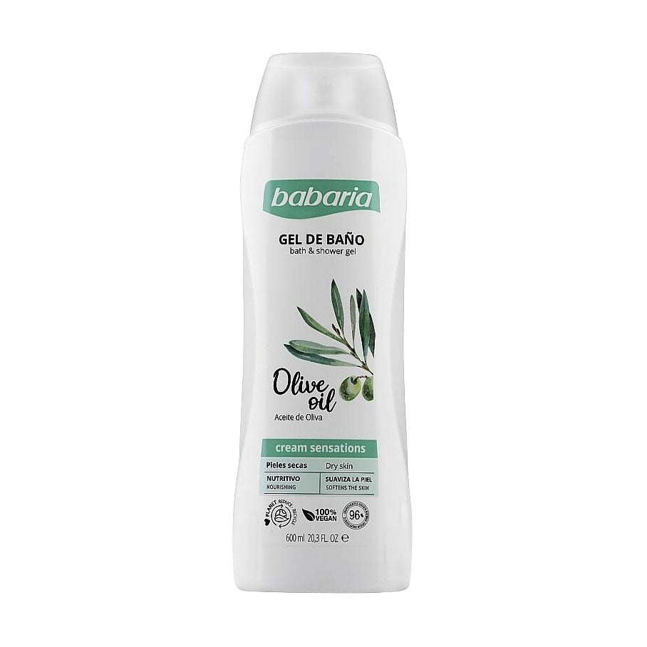 

Крем-гель для душу Babaria Fragrances Bath & Shower Gel Olive Oil, 600 мл