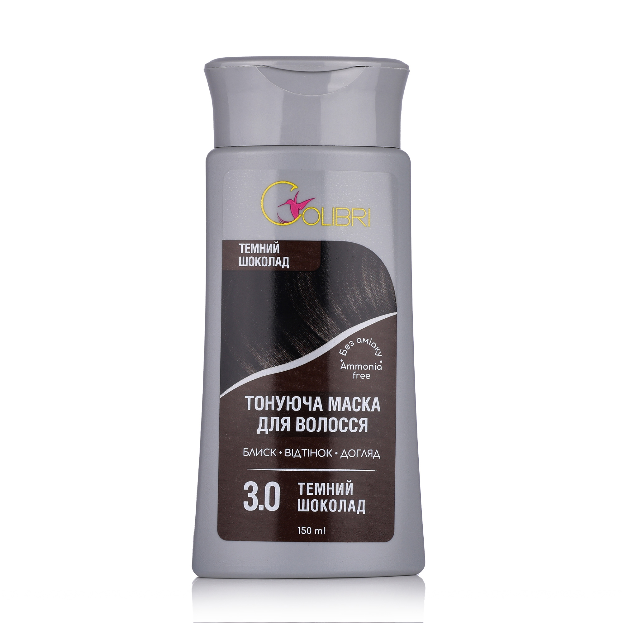

Тонуюча маска для волосся COLIBRI, 3.0 Темний шоколад, 150 мл