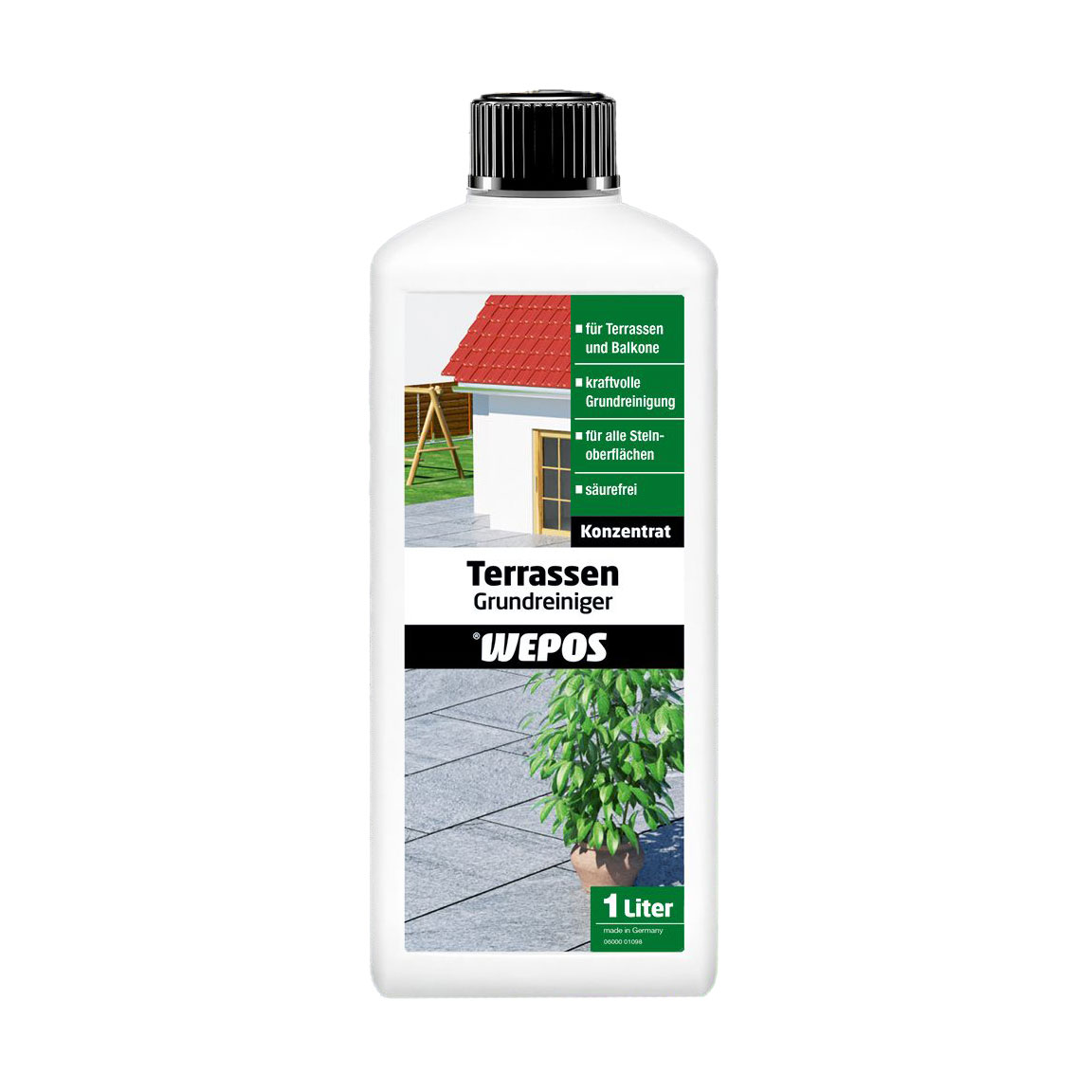 

Уцінка! Засіб для чищення терас з каменю та плитки Wepos базовий, 1 л