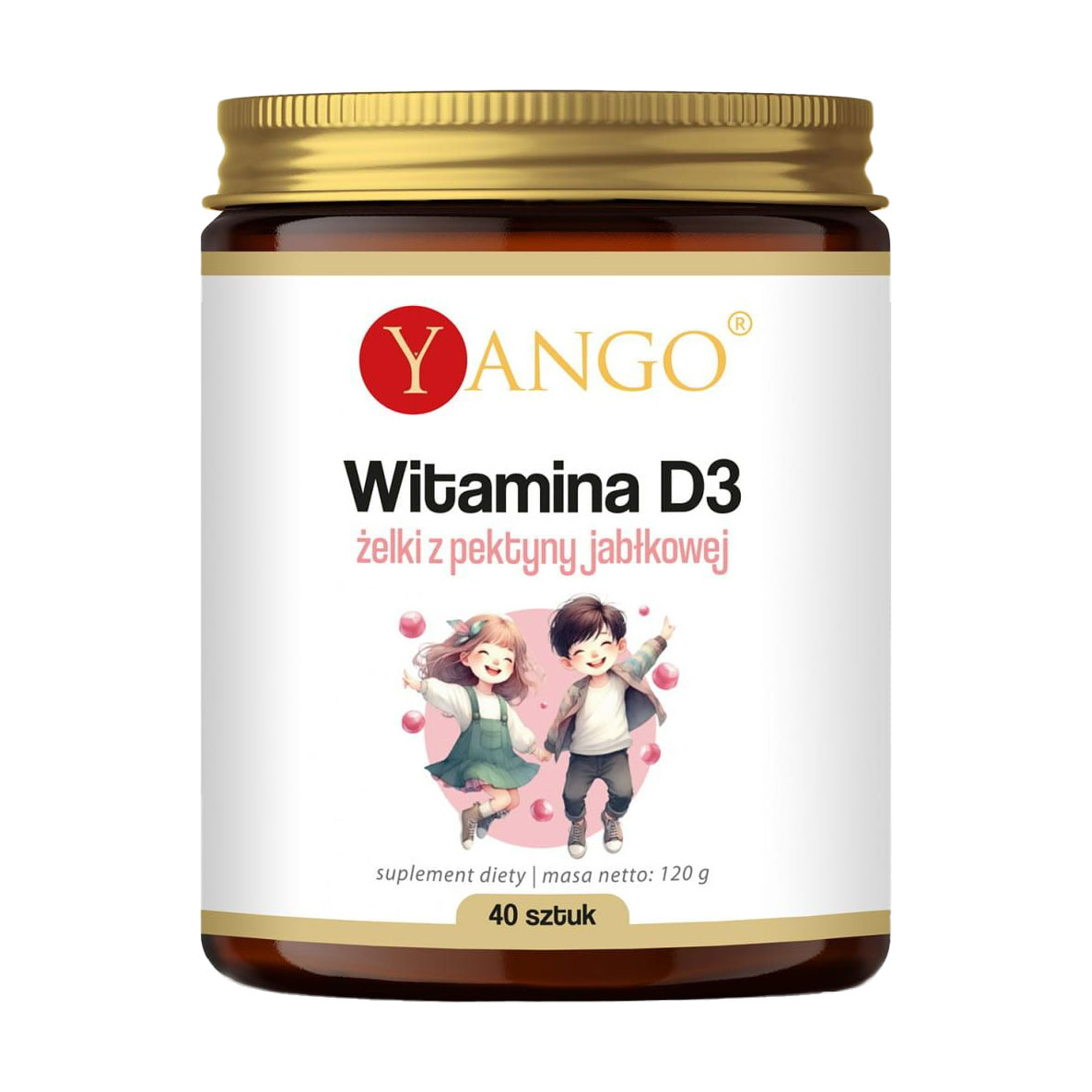 

Дитячий вітамін Д3 Yango Vitamin D3, 40 желейних цукерок