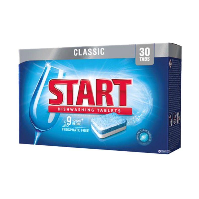 

Таблетки для посудомийної машини START. Classic, 30 шт