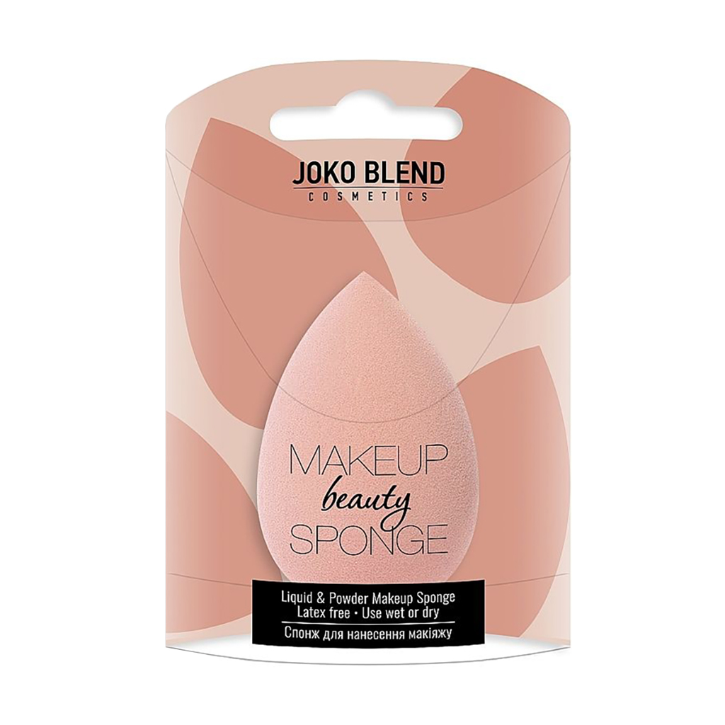 

Уцінка! Спонж для макіяжу Joko Blend Makeup Beauty Sponge, Peach, 1 шт