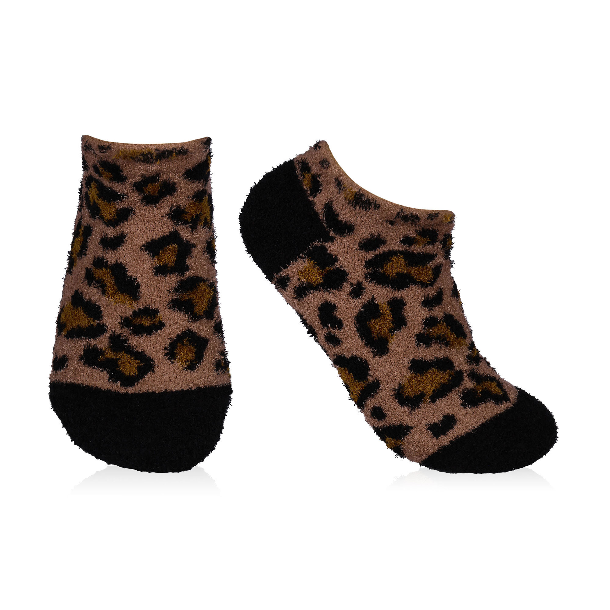 

Шкарпетки жіночі AmiGA короткі махрові, леопард коричневий, розмір 23-25