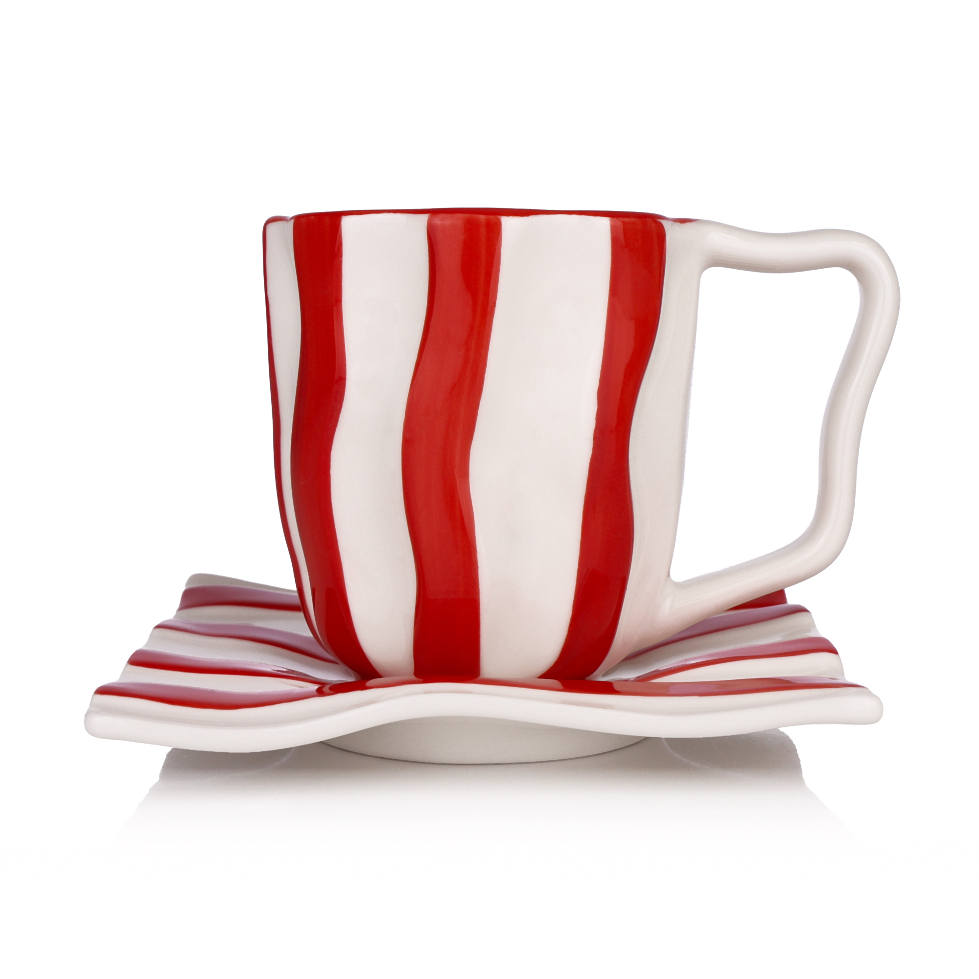 

Чашка керамічна з блюдцем, в коробці, 200 мл (25ST01-2)