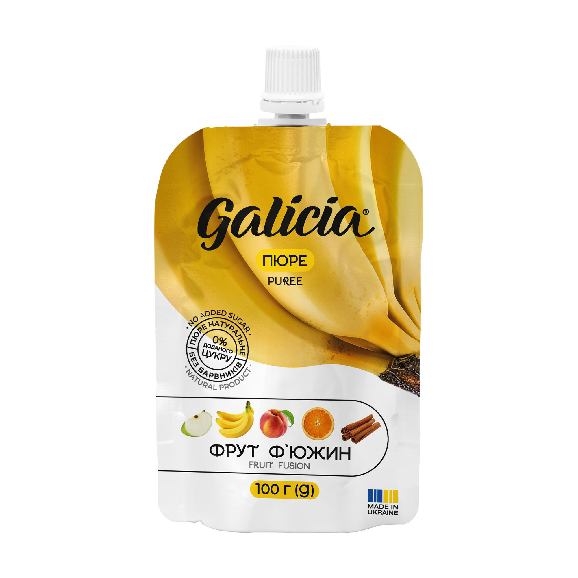 

Пюре Galicia Фрут ф'южин, 100 г