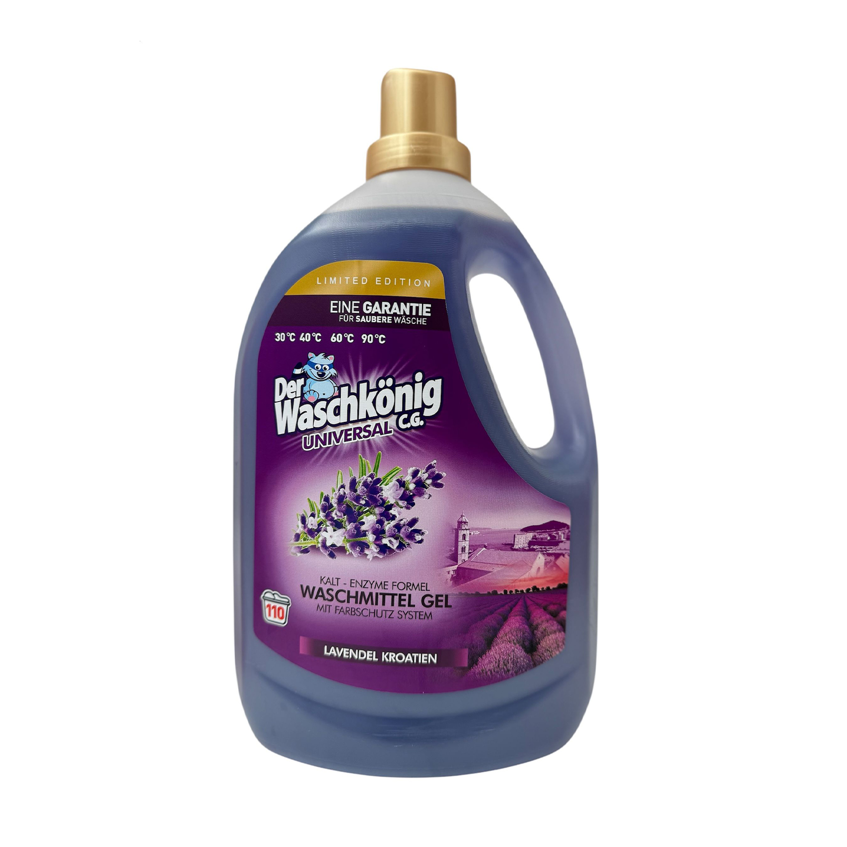 

Гель для прання Waschkonig Universal Lavendel Kroatien, 110 циклів прання, 3.305 л