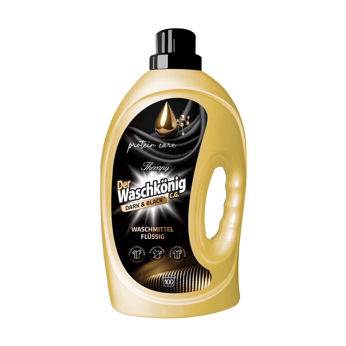 

Гель для прання Waschkonig Dark & Black, 100 циклів прання, 3 л