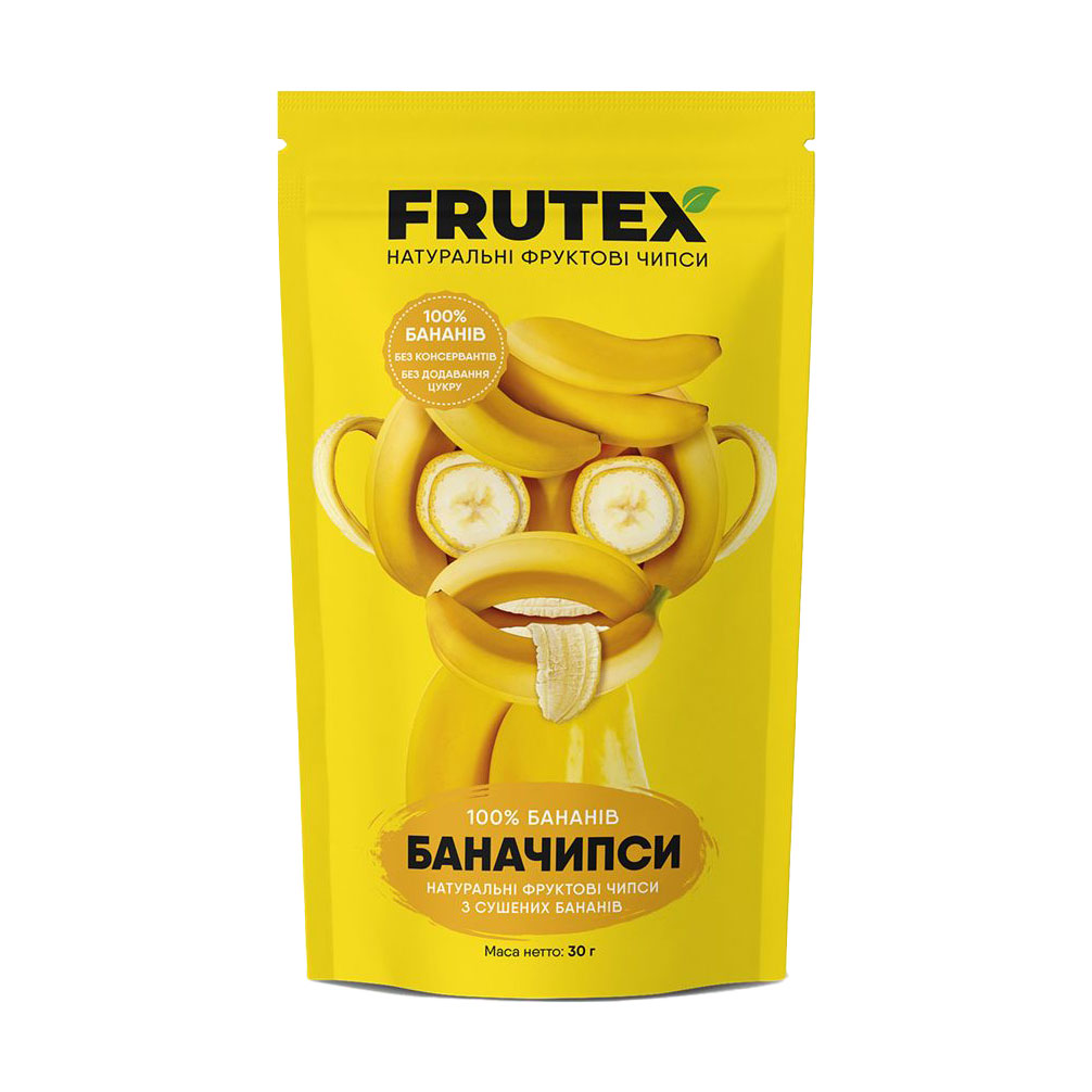 

Фруктові чипси Frutex Баначипси, 30 г