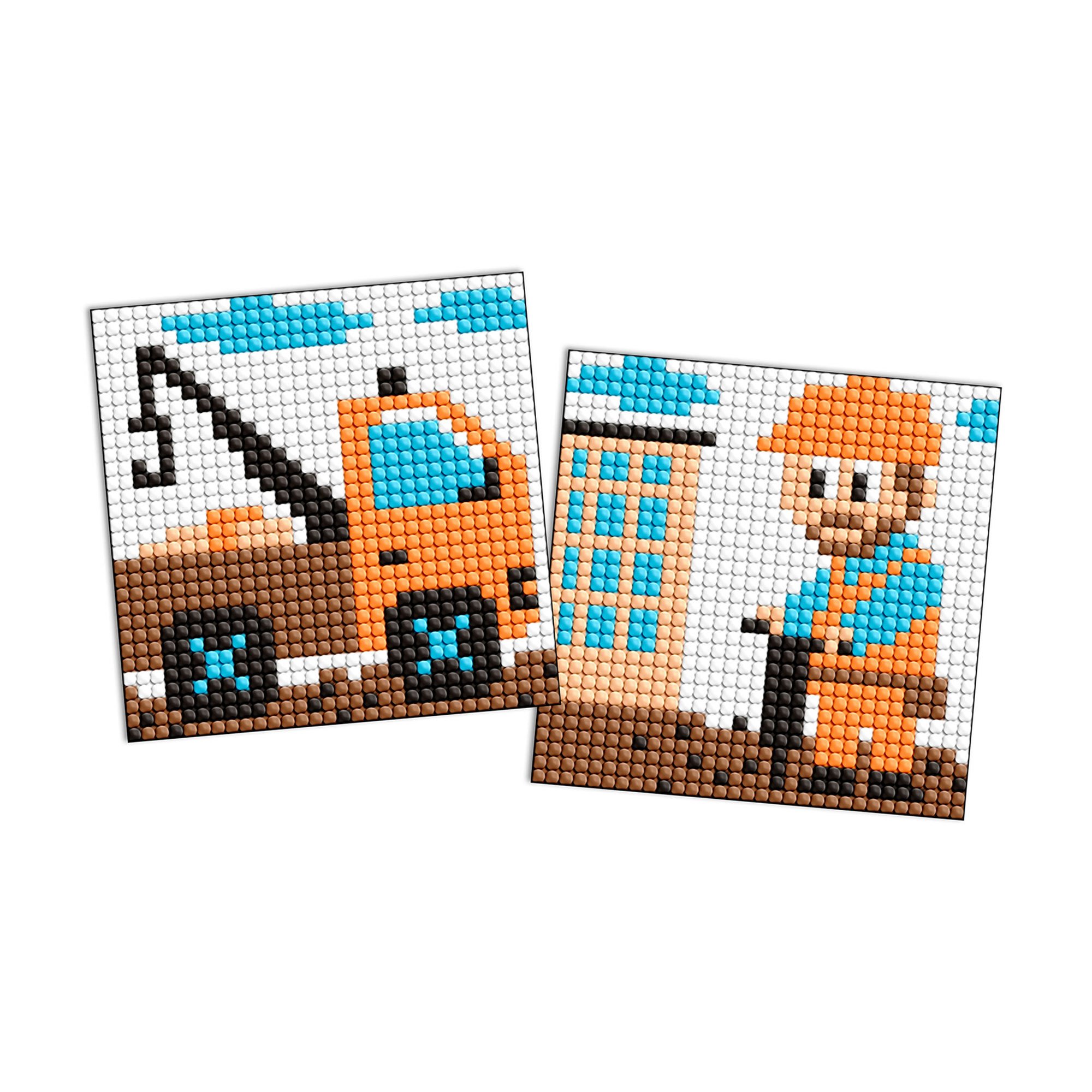 

Алмазна мозаїка на самоклейній основі Ideyka Професії. Будівельник, 9*9 см, 2 шт (AMS1154)