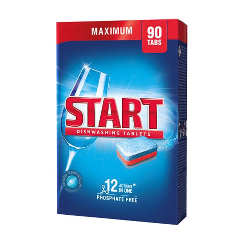 

Таблетки для посудомийної машини START. Maximum, 90 шт