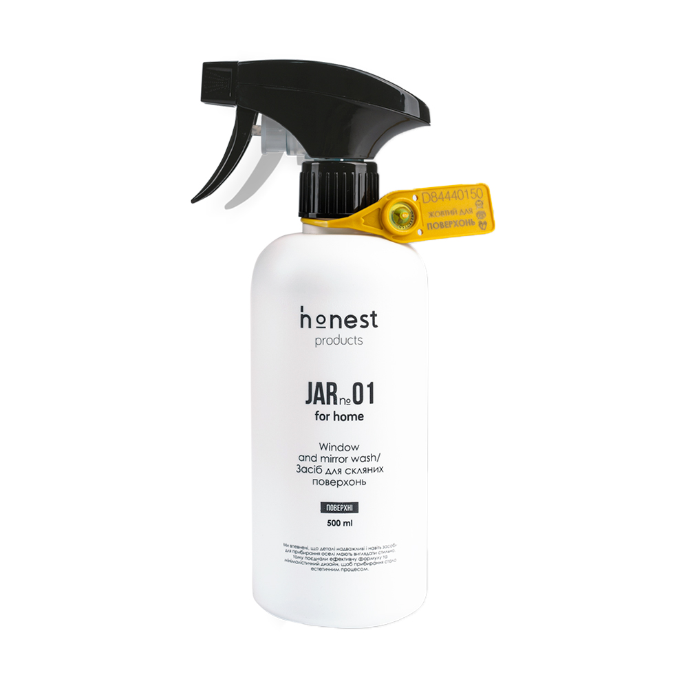 

Засіб для скляних поверхонь Honest Products JAR No 01 For Home, 500 мл